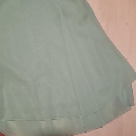 Aqua colored dress - Picture 2 of 6